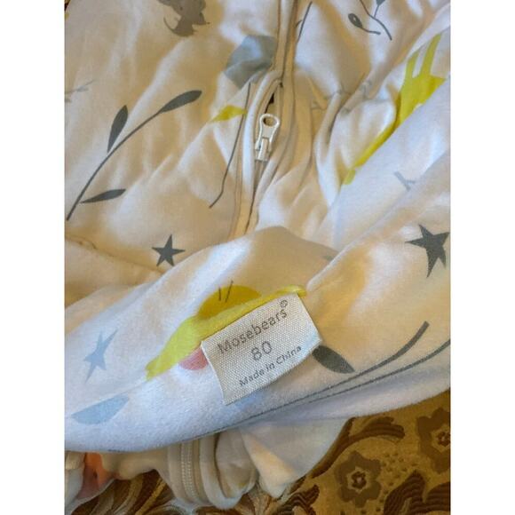 MOSEBEARS COTTON THICKER sleep sack with feet size 6-18 months - Picture 3 of 5